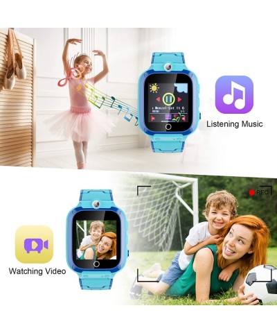 Kids Smart Watch for Boys Girls 1.44" HD Touch Screen with 14 Puzzle Games Music Player Dual Camera 12/24 hr Pedometer Flashl...