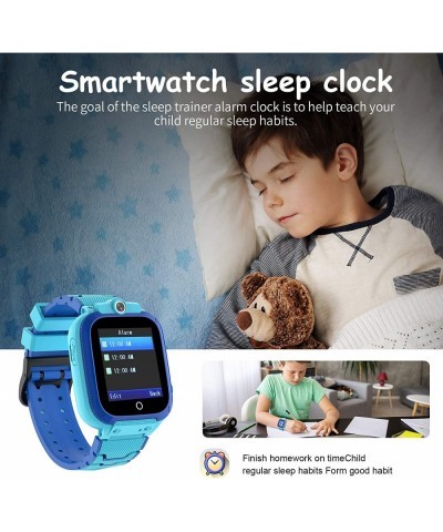 Kids Smart Watch for Boys Girls 1.44" HD Touch Screen with 14 Puzzle Games Music Player Dual Camera 12/24 hr Pedometer Flashl...