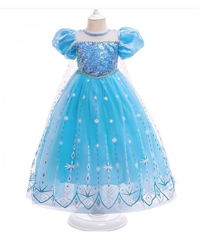 Girls Princess Dress Pearl Elegant Birthday Costumes Toddler Kids Fancy Dress up Christmas Gloves Crown Wand $49.29 Kids' Cos...