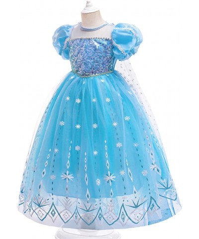 Girls Princess Dress Pearl Elegant Birthday Costumes Toddler Kids Fancy Dress up Christmas Gloves Crown Wand $49.29 Kids' Cos...