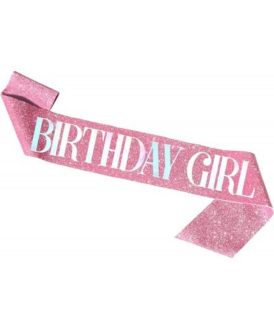 Girls Birthday Crown Hat Reusable Bday Party Hats with 1-9 Figures Pink Girl B-Day Photo Props $23.90 Kids' Party Hats