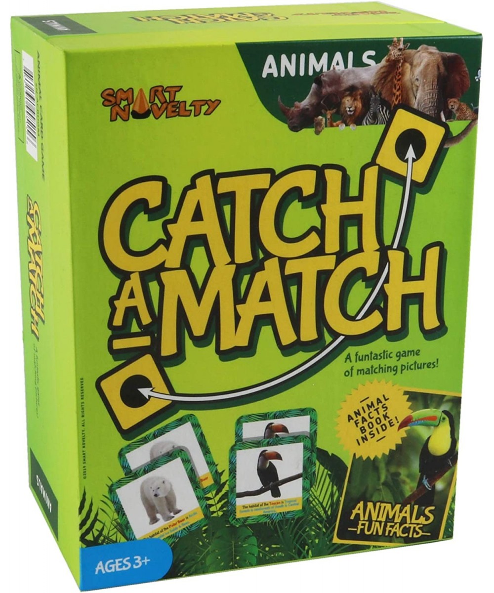 Memory Game - Animal Matching Game for Kids Ages 3 and Up - Animal Card Game Educational Learning Toy - Birthday for Boys and...