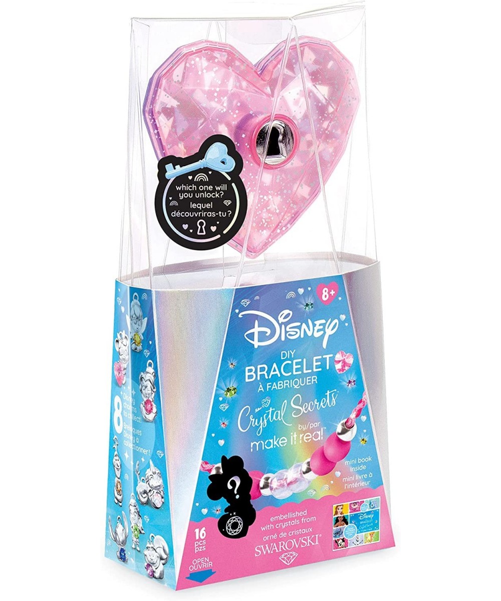 Disney Crystal Secrets - Collectible DIY Charm Bracelet Making Kit - Arts and Crafts Bead Kit for Girls & Teens with Swarovsk...