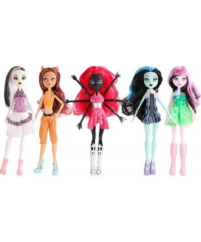 5 Sets 11 Inch Monster Girl Dolls Include 5 Pieces Girl Monster Dolls 5 Pieces Handmade Doll Clothes 5 Pairs of Doll Shoes $6...