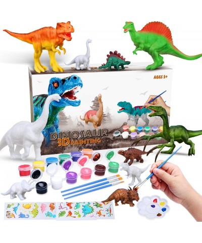 Kids Arts Crafts Set Dinosaur Toy DIY Painting Kit-18 Dinosaur Model STEM Educational Crafts Supplies Set Toys Gifts for Boys...