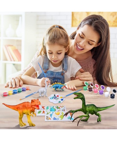 Kids Arts Crafts Set Dinosaur Toy DIY Painting Kit-18 Dinosaur Model STEM Educational Crafts Supplies Set Toys Gifts for Boys...