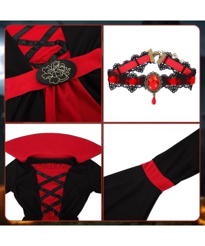 Royal Vampire?Costume?for?Girls Halloween Dress Up Party Vampire-Themed Party with one Choker. $29.27 Kids' Costumes