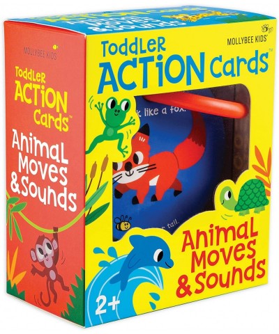 Toddler Action Cards Animal Moves and Sounds Gifts for Ages 2+ $21.53 Educational Flash Cards