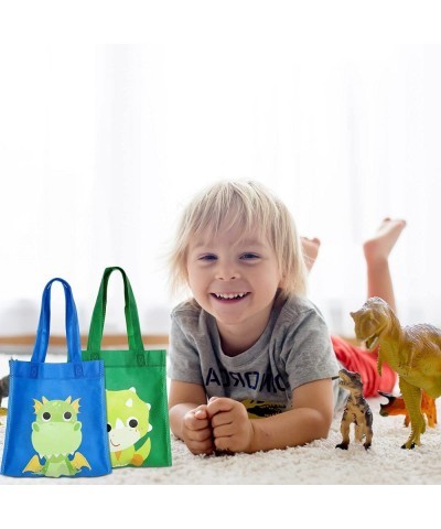 18 Pack Dinosaur Party Favor Bags with Handles Kids Dinosaur Gift Bags Tote Candy Treat Goodies Bags Reusable Dinosaur Theme ...