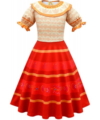 Kids Mirabel Isabela Pepa Dolores Cosplay Dress Madrigal Costume Girls Princess Dress Outfits for Party Chidren’s Day $17.61 ...