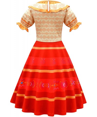 Kids Mirabel Isabela Pepa Dolores Cosplay Dress Madrigal Costume Girls Princess Dress Outfits for Party Chidren’s Day $17.61 ...