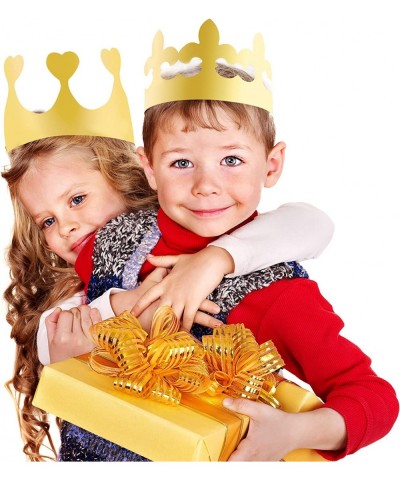 25 Pieces Paper Crowns Gold Party Crown Paper Hats Party King Crown for Kids and Adults $17.84 Kids' Party Favor Sets