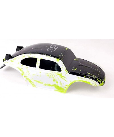 Compatible Custom Body Muddy Green Over White/Black Replacement for 1/10 Scale RC Car or Truck (Truck not Included) SSB-WBG-0...