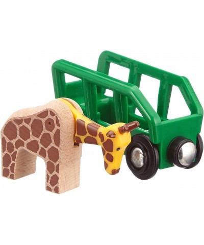 World - 33724 Giraffe and Wagon | 2 Piece Toy Train Accessory for Kids Ages 3 and Up Green $26.69 Kids' Play Trains & Trams