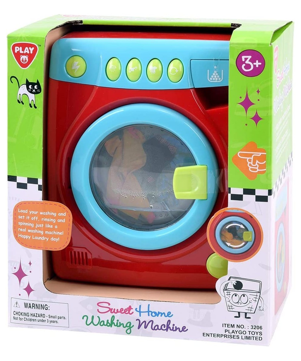 Washing Machine Kitchen Toys Kids Children Play House Washing Machine for Fun Kids Toy Perfect For Your Little One 3 years & ...