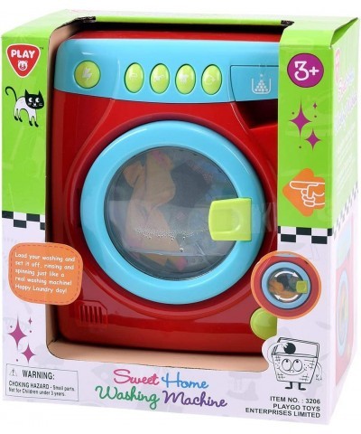 Washing Machine Kitchen Toys Kids Children Play House Washing Machine for Fun Kids Toy Perfect For Your Little One 3 years & ...