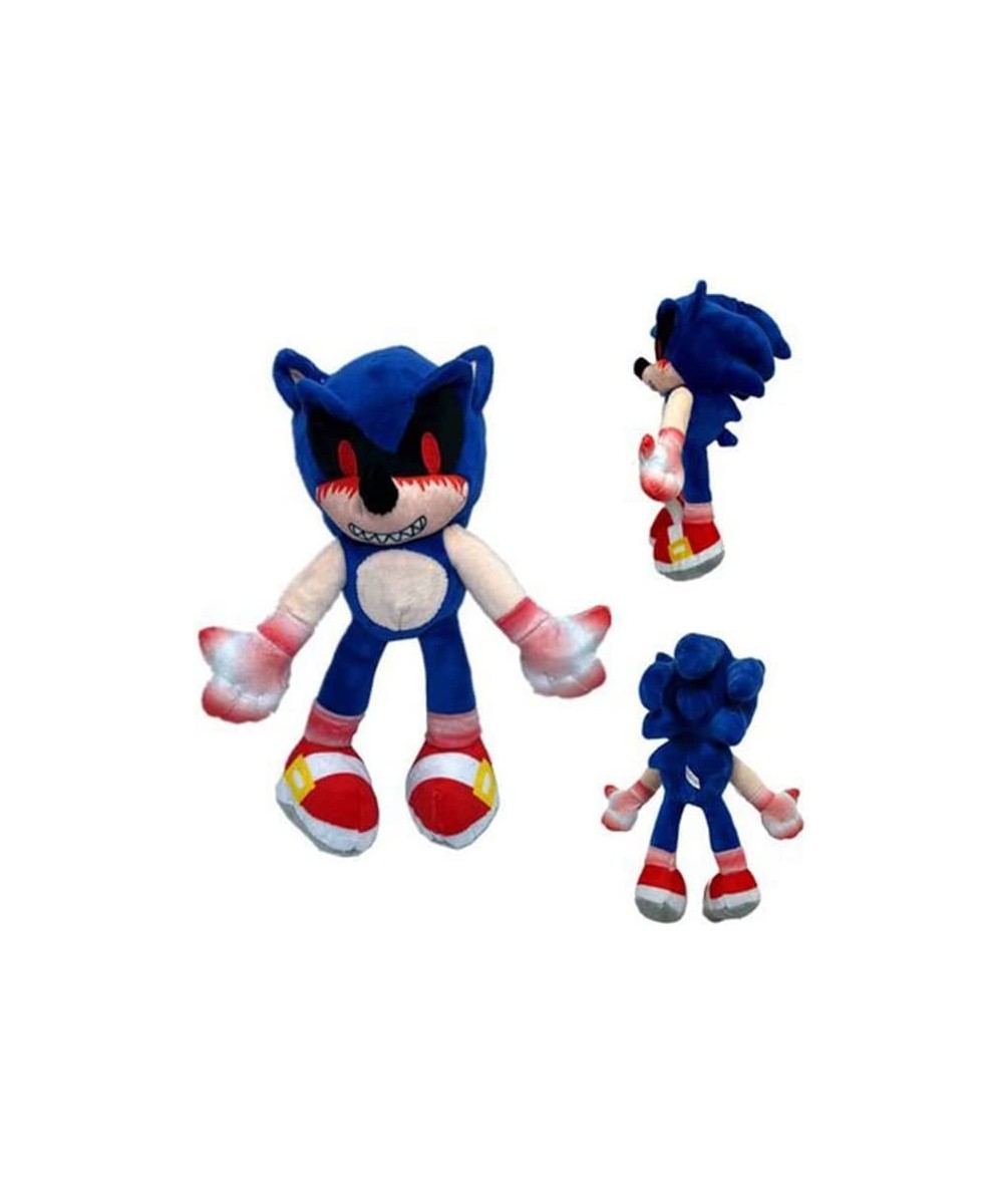 11 Inch Sonic Exe Plush Sonic.exe Stuffed Plush Toy Sonic The Hedgehog Plush Gifts for Fans (Blue) $29.06 Plush Figure Toys