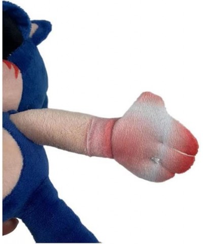 11 Inch Sonic Exe Plush Sonic.exe Stuffed Plush Toy Sonic The Hedgehog Plush Gifts for Fans (Blue) $29.06 Plush Figure Toys