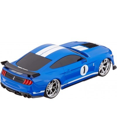 Bigtime Muscle 1:16 2020 Ford Shelby GT500 RC Remote Control Car 2.4 GHz Blue/White Stripes Toys for Kids and Adults $49.70 R...