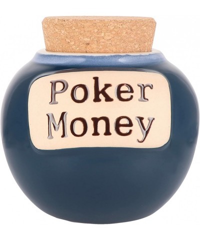 Poker Money Piggy Bank Poker Chips Ceramic Jar Gambling Gifts $50.13 Kids' Money Banks