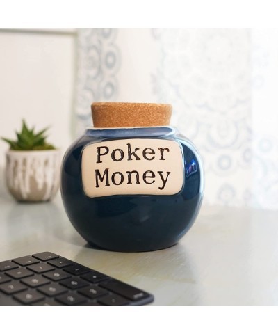 Poker Money Piggy Bank Poker Chips Ceramic Jar Gambling Gifts $50.13 Kids' Money Banks