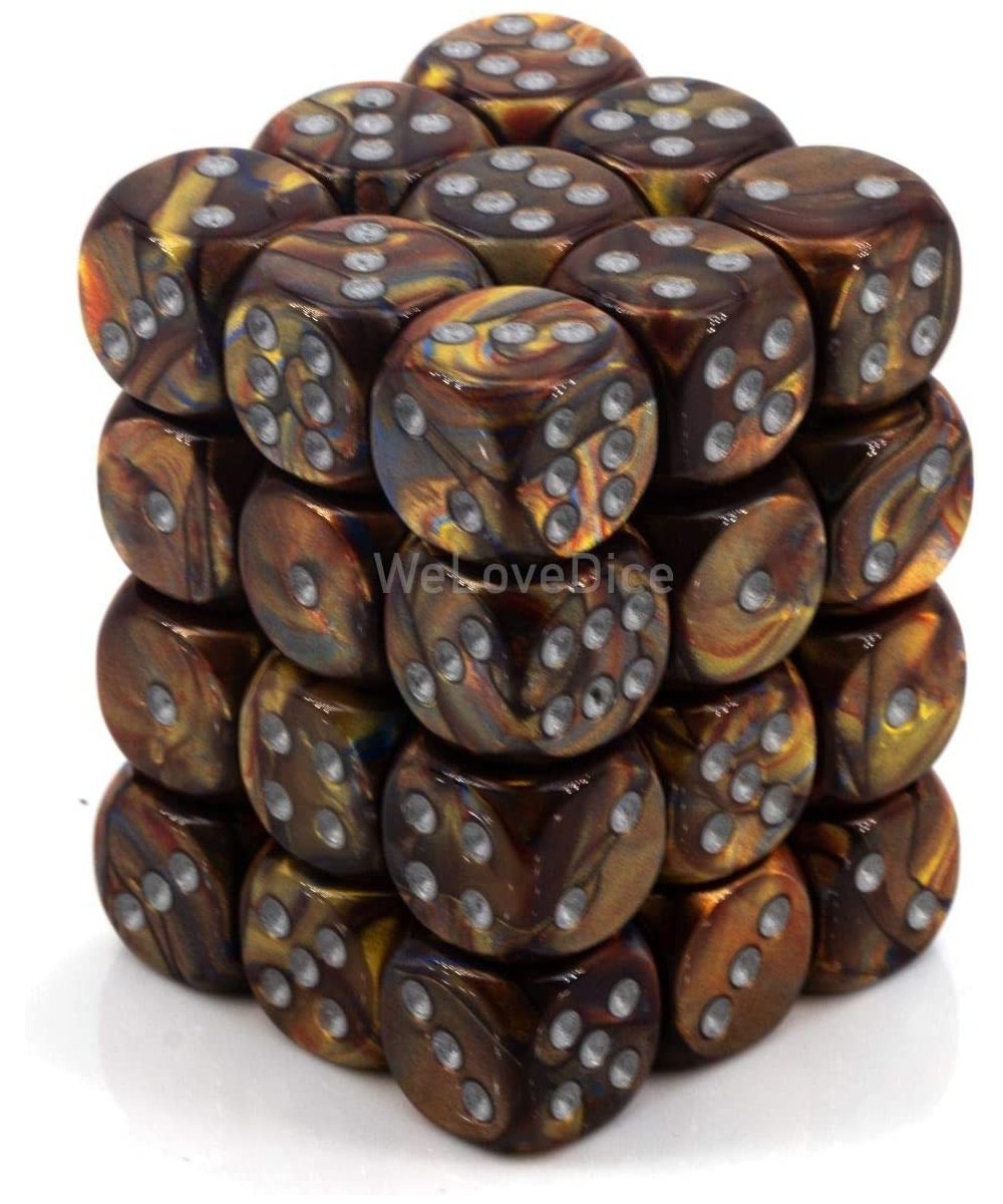 CHX27893 Dice - Lustrous: 36D6 Gold/Silver $24.00 Game Accessories