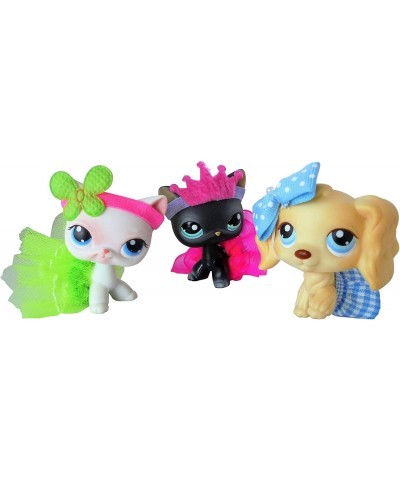 LPS Accessories Miniature Dollhouse Compatible with Littlest Pet Shop Clothing Outfits Craft Sets Random Gift Bag Lots Pets N...