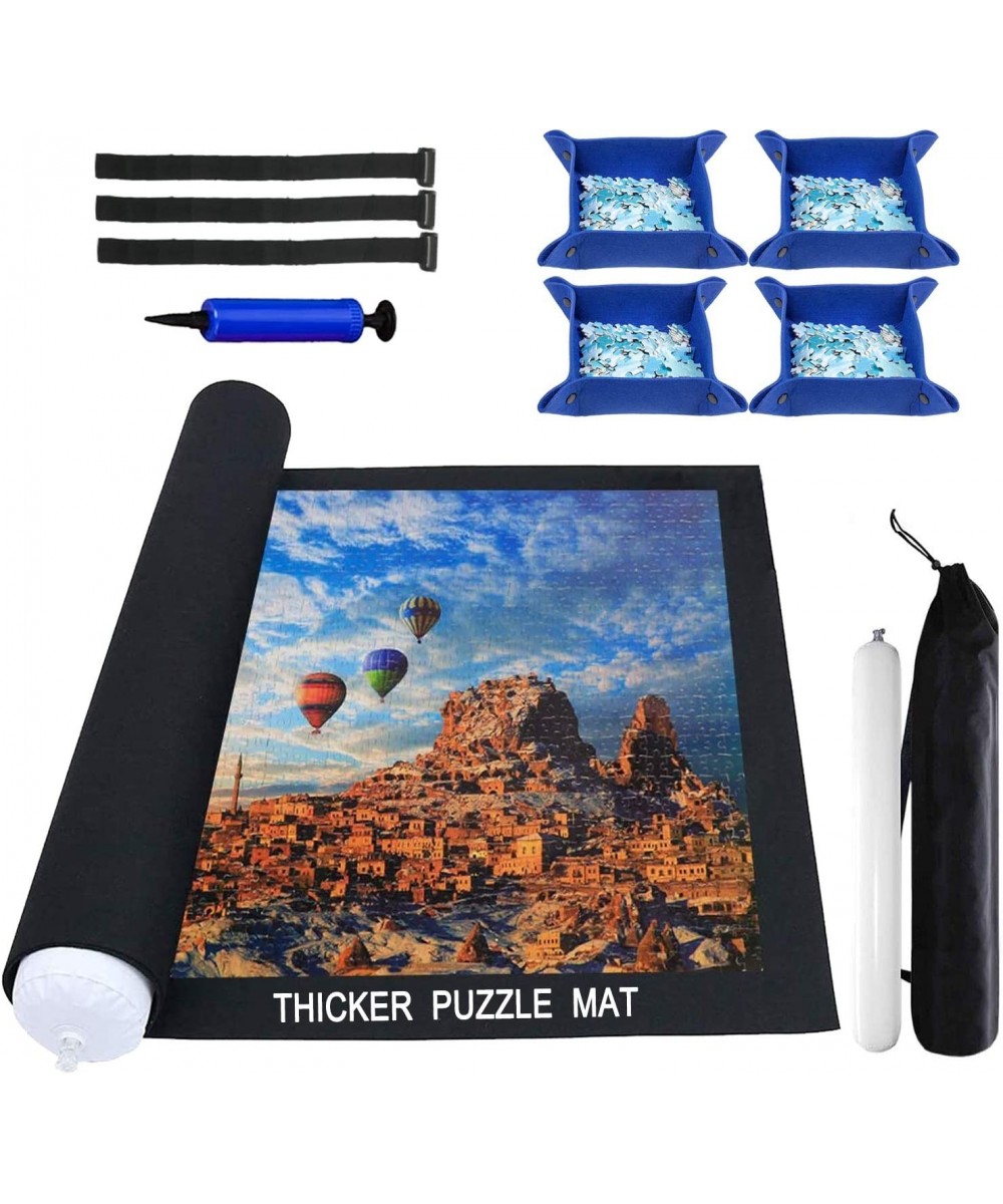 Puzzle Mat Roll Up 2000 Pieces Thicker Puzzle Roll Up Mat Jigsaw Puzzle Mat Roll Up 1000 1500 Pieces Store and Transport Jigs...