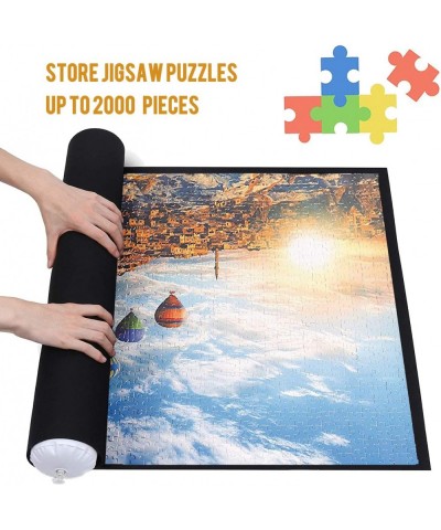 Puzzle Mat Roll Up 2000 Pieces Thicker Puzzle Roll Up Mat Jigsaw Puzzle Mat Roll Up 1000 1500 Pieces Store and Transport Jigs...