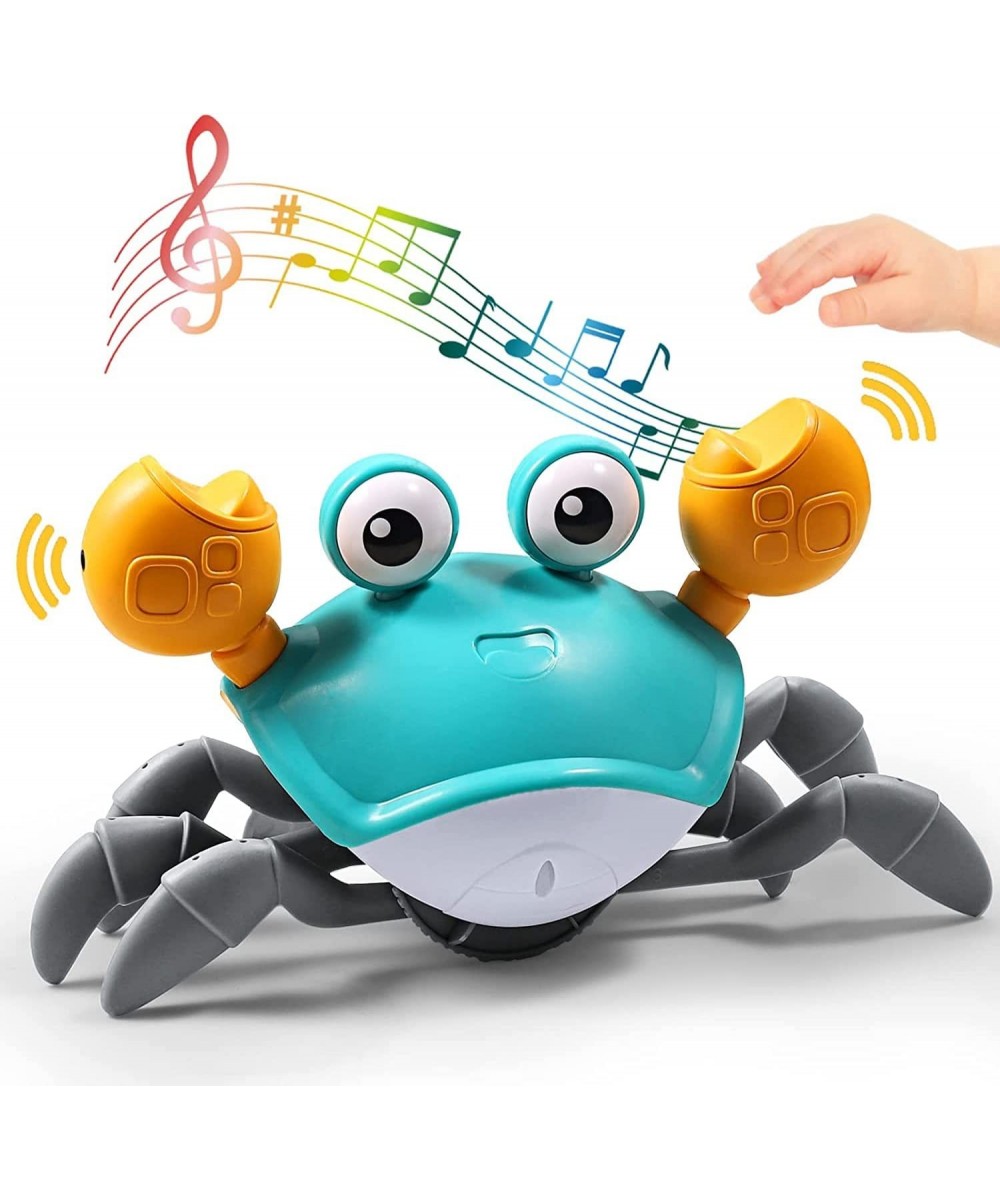 Sensing Crawling Crab for Toddler Kids Age 3 4 5 6 Interactive Walking Dancing Toy with Music Sounds & Lights USB Rechargeabl...