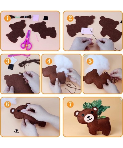 Sew Mini Animal Plushies Craft Kit for Kids – Sew and Stuff 12 Animal Themed Mini Plushies for Girls Sewing Craft for Beginne...