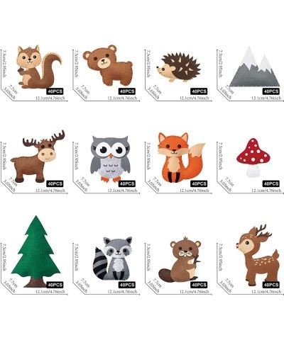 Sew Mini Animal Plushies Craft Kit for Kids – Sew and Stuff 12 Animal Themed Mini Plushies for Girls Sewing Craft for Beginne...