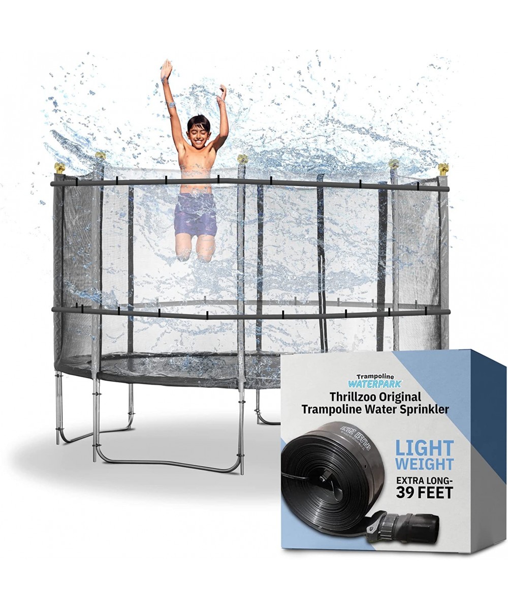 Trampoline Sprinkler for Kids 39ft Outdoor Sprinkler Water Trampoline Toys for Kids Games Play Exercise Summer Fun | Trampoli...