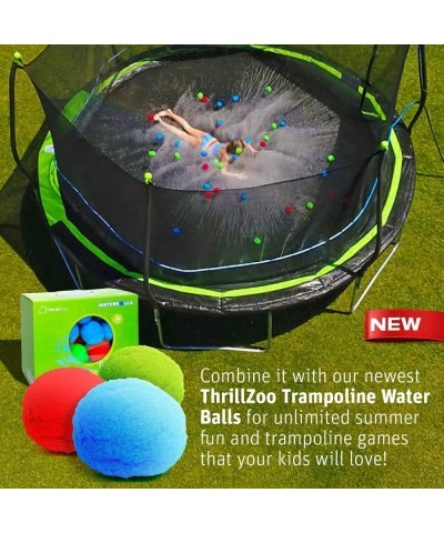 Trampoline Sprinkler for Kids 39ft Outdoor Sprinkler Water Trampoline Toys for Kids Games Play Exercise Summer Fun | Trampoli...