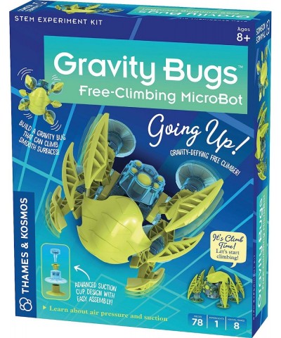 Gravity Bugs Free-Climbing MicroBot | Build a Robotic Wall-Crawling Bug | Explore STEM Lessons in Air Pressure Suction | Hand...