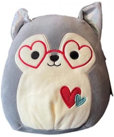 Squishmallows Official Kellytoy Valentines Squad Squishy Soft Plush Toy Animal (8 Inch Ryan Husky (Glasses)) $40.21 Plush Fig...