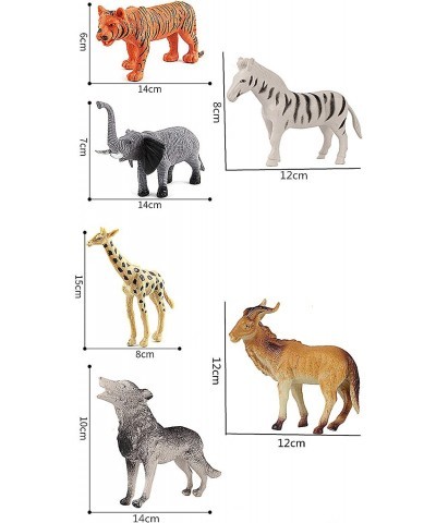 Animals Figure 12PCS 5-7" Realistic Plastic wildlife animals Figurines Set Detailed Textures Foal Pony Animal Toy Figures Chr...