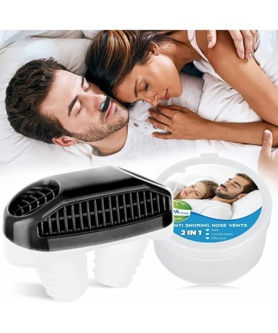 Anti Snoring Device Snore Upgrade Stoppers Snoring for Men Women 2 in 1 Nose Air Purifier Nasal Vents Plugs Clip Snoring Stop...