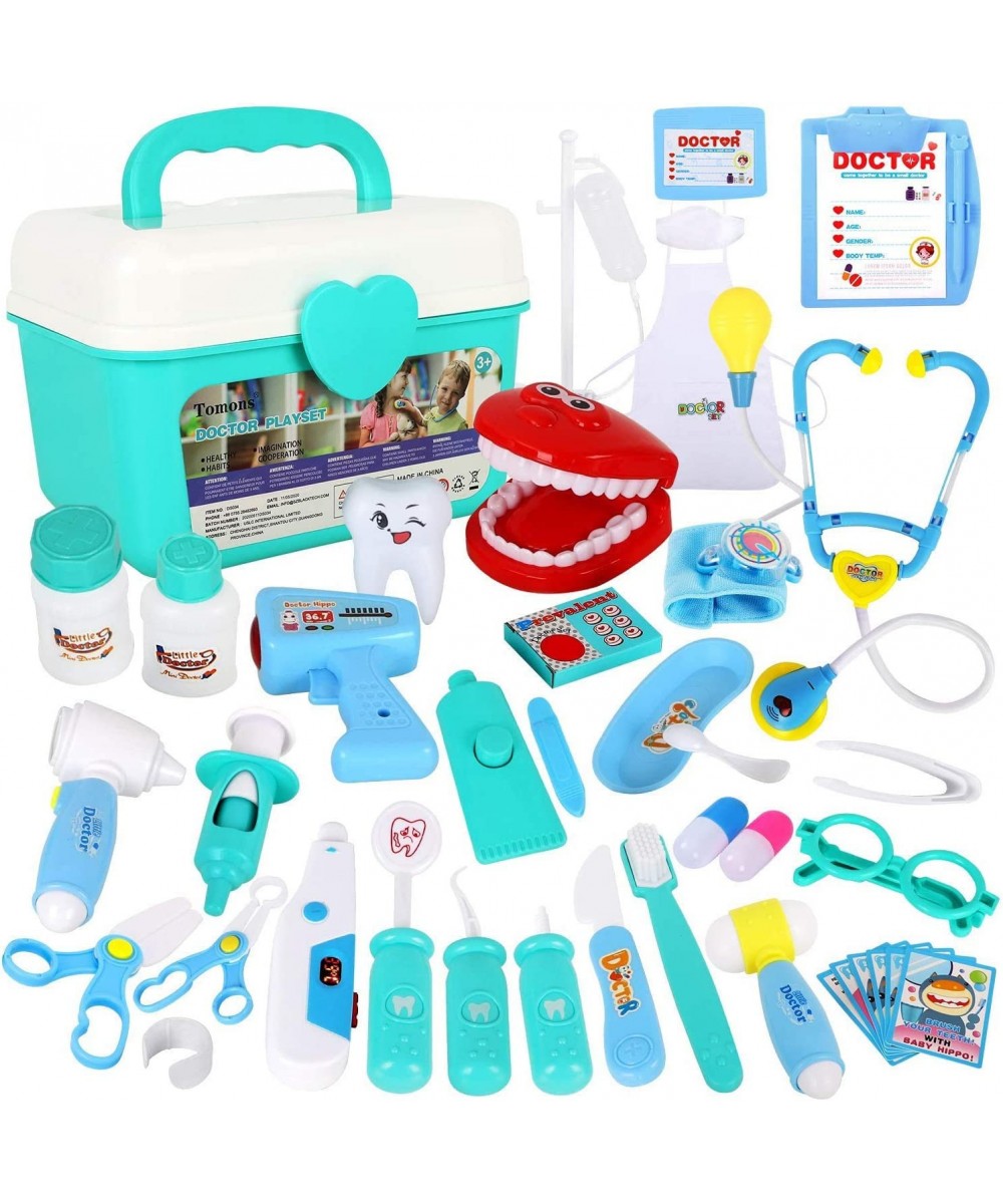 Toy Doctor Kit for Kids - 38 Pieces Kids Pretend Play Doctor Toys with Stethoscope Dentist Model Medical Kit Doctor Play Set ...