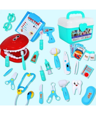 Toy Doctor Kit for Kids - 38 Pieces Kids Pretend Play Doctor Toys with Stethoscope Dentist Model Medical Kit Doctor Play Set ...