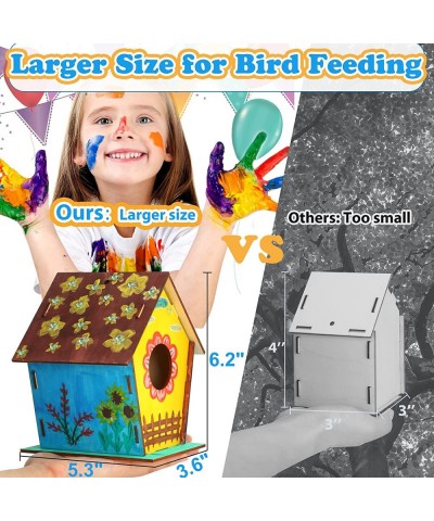 DIY Bird House Feeder Kit Arts and Crafts for Kids Ages 8-12 Wood Crafts Art Supplies for Girls Boys Toddlers Children Ages 3...