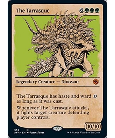 Magic: the Gathering - The Tarrasque (333) - Showcase - Foil - Adventures in The Forgotten Realms $14.64 Trading Cards & Acce...