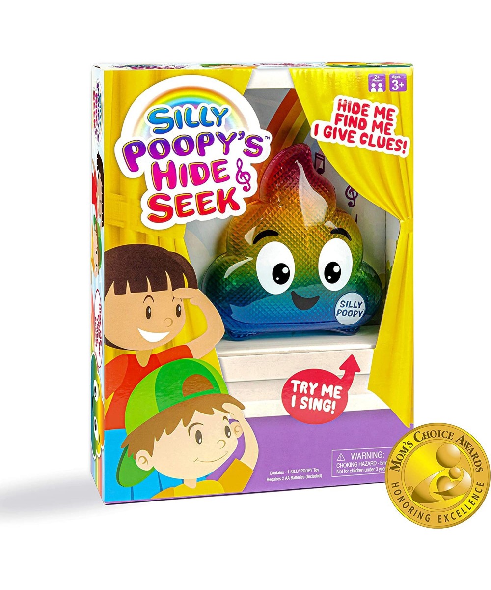 Silly Poopy's Hide & Seek - The Talking Singing Rainbow Poop Toy to Encourage Active Play Kids $37.84 Board Games