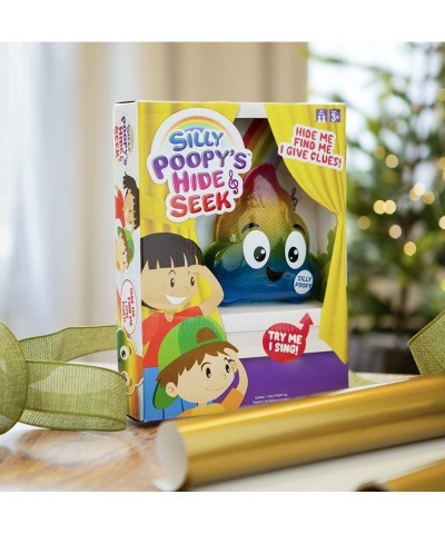 Silly Poopy's Hide & Seek - The Talking Singing Rainbow Poop Toy to Encourage Active Play Kids $37.84 Board Games