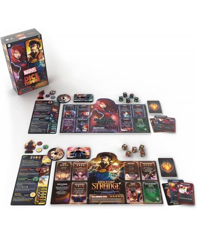 Marvel Dice Throne | 2 Hero Box Featuring Black Widow Doctor Strange | Standalone Competitive Dice Game | Officially-Licensed...