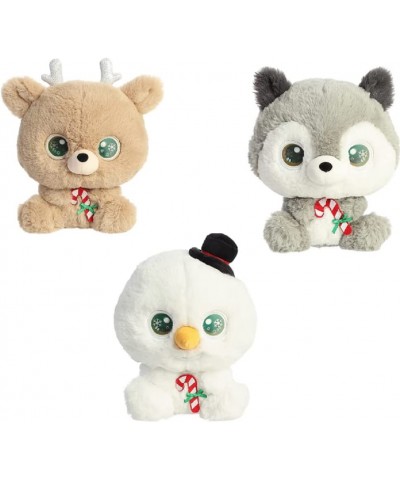 6 Inch Christmas Stuffed Animal Plush 3 Piece Bundle Snowman Husky Reindeer $52.24 Stuffed Animals & Teddy Bears