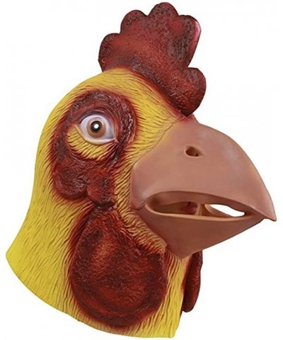 Halloween Novelty Chicken Head Mask Costume Party Rooster Head Mask Cosplay Props $17.86 Kids' Dress-Up Accessories