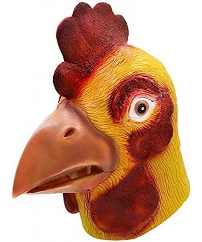 Halloween Novelty Chicken Head Mask Costume Party Rooster Head Mask Cosplay Props $17.86 Kids' Dress-Up Accessories