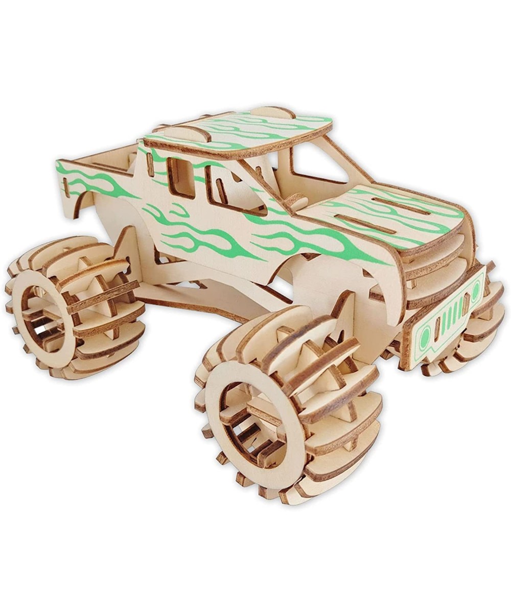 3D Wooden Puzzle Hot Rod Wooden Model Car Kit to Build - Very Detailed and Sturdy - 3D Wooden Puzzle - Mechanical $18.48 3-D ...