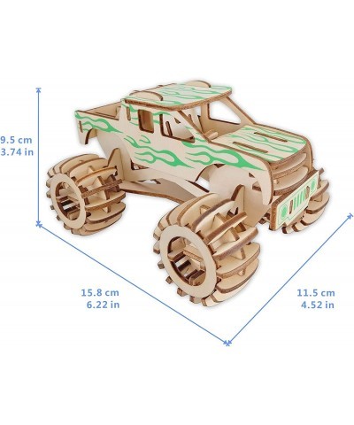 3D Wooden Puzzle Hot Rod Wooden Model Car Kit to Build - Very Detailed and Sturdy - 3D Wooden Puzzle - Mechanical $18.48 3-D ...